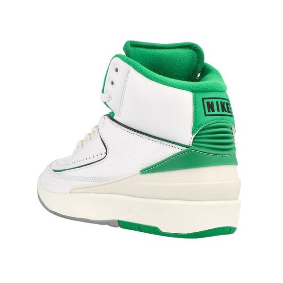 Nike Air Jordan 2 Retro Kids Basketball Shoes Size 6Y US Green White DQ8562 103 - Picture 2 of 5